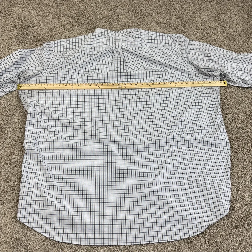 Polo Ralph Lauren Shirt Mens Big 4XLT White Check Performance Button Down *FLAW
